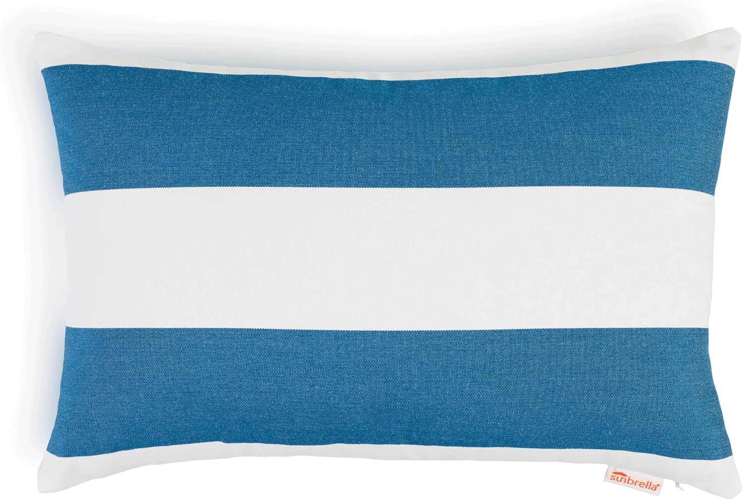 Austin Horn Classics Sunbrella Maxim Heather Beige Cabana Stripe Zippered Neck Roll Bolster (Set of 2)