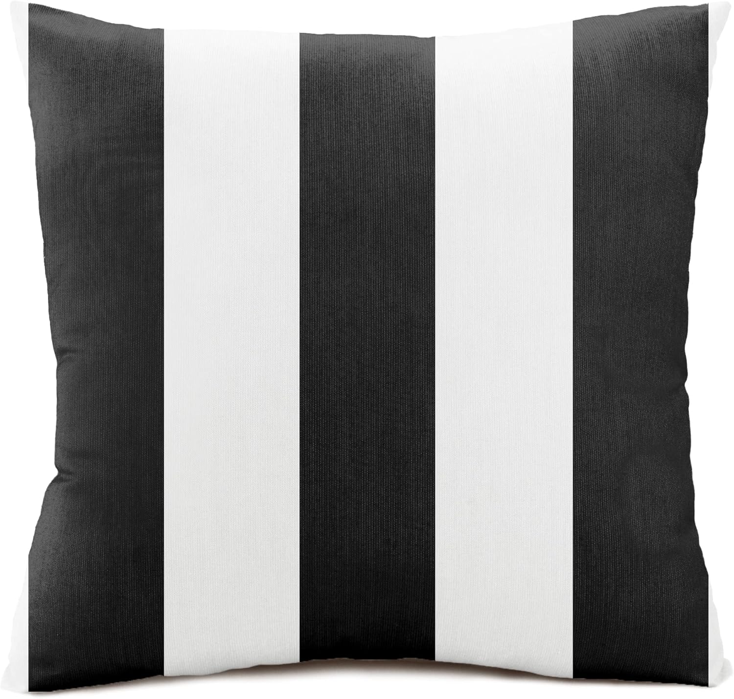 Austin Horn Classics Sunbrella Maxim Heather Beige Cabana Stripe Zippered Neck Roll Bolster (Set of 2)